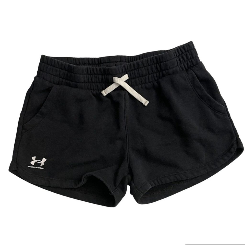 Under Armor Navy Shorts with Pockets Size youth large size